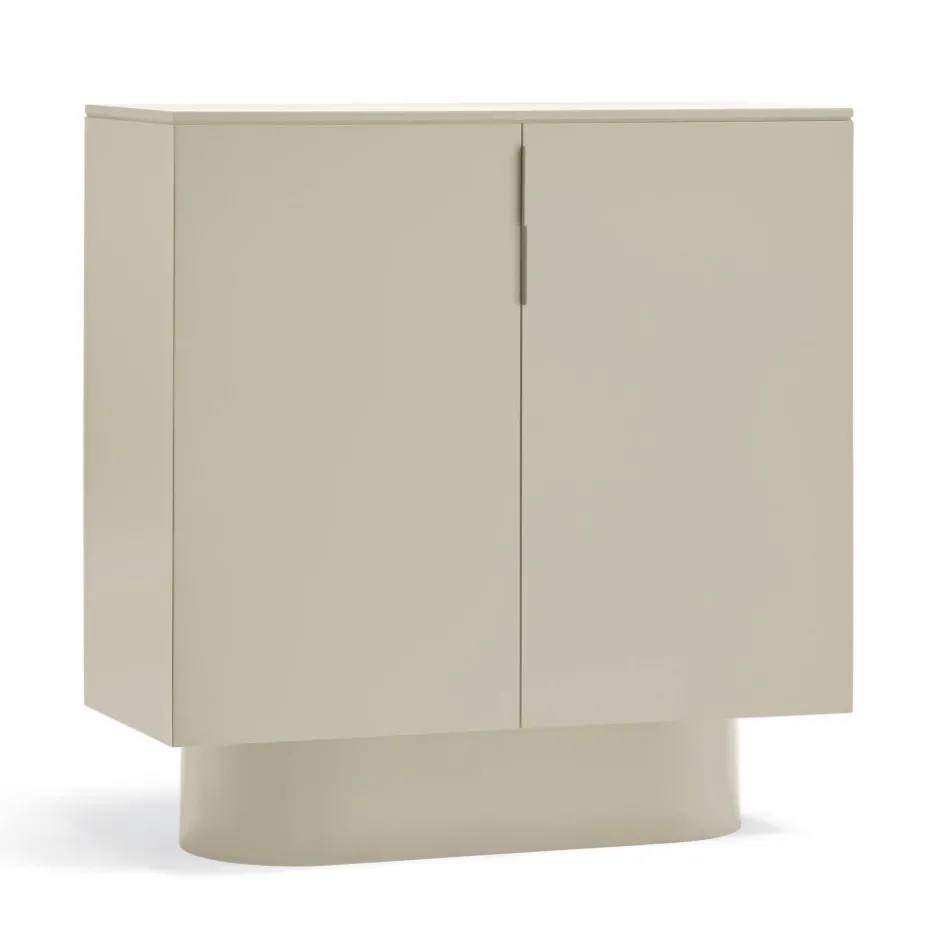 Best Teulat TOTEM Buffet haut 2 portes en bois L100 cm