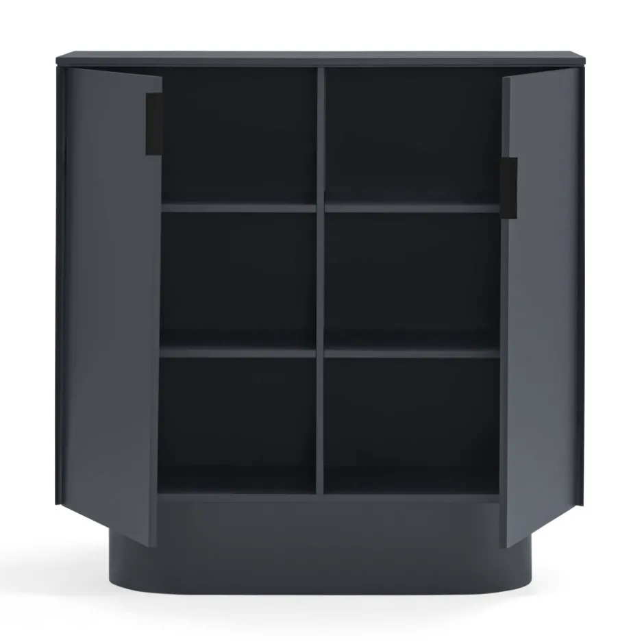 Best Teulat TOTEM Buffet haut 2 portes en bois L100 cm