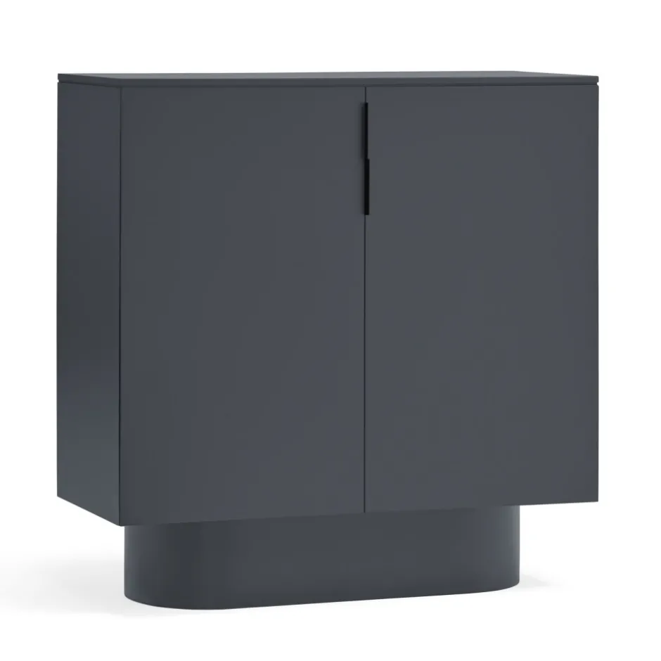 Best Teulat TOTEM Buffet haut 2 portes en bois L100 cm