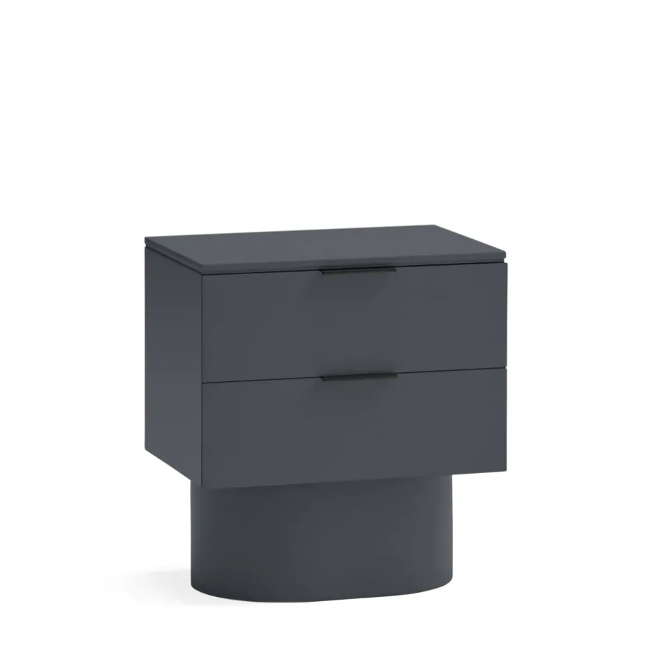 Sale Teulat TOTEM Table de chevet 2 tiroirs en bois