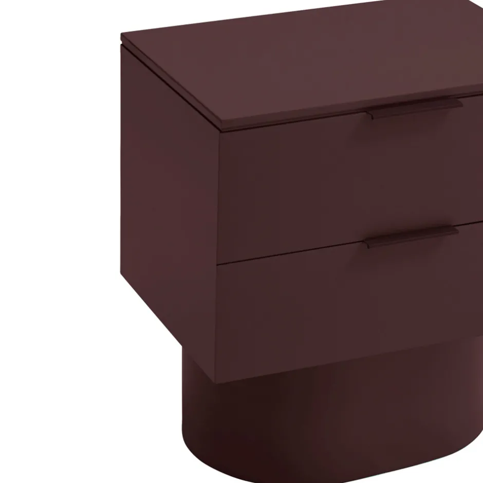 Sale Teulat TOTEM Table de chevet 2 tiroirs en bois