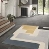 Best Drawer TUMA Tapis contemporain à motif géométrique