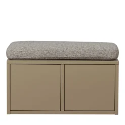 Discount Woood TURNER Banc d'entrée avec rangement chaussures en bois L80cm