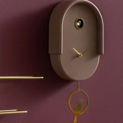Discount Karlsson TWEET Horloge murale en métal avec coucou