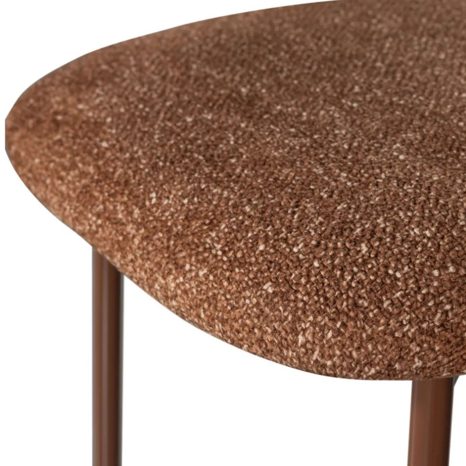 Hot Woood VALOR Lot de 2 chaises en tissu et métal