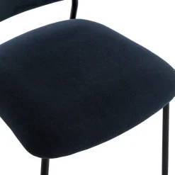 Online Drawer VANDER Lot de 2 chaises en velours côtelé et métal