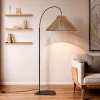 Sale Drawer VANO Lampadaire en métal avec abat-jour en corde H155cm