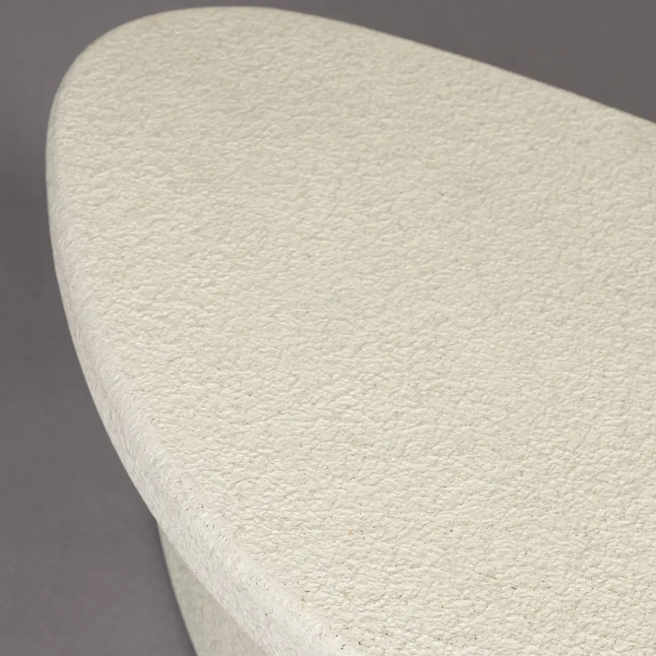 Discount Dutchbone VEDA Table basse organique en bois finition marbre recyclé