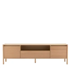 New Drawer VERADE Meuble TV 2 portes 1 tiroir en bois L180cm