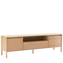 New Drawer VERADE Meuble TV 2 portes 1 tiroir en bois L180cm