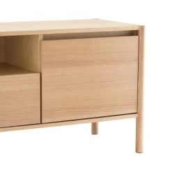 New Drawer VERADE Meuble TV 2 portes 1 tiroir en bois L180cm