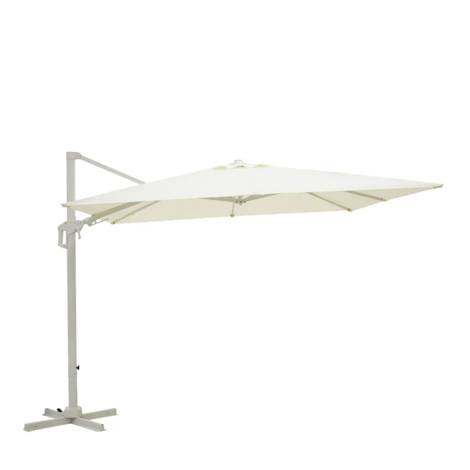 Best Drawer VEYA Parasol carré déporté en aluminium 3x3m