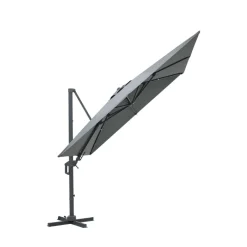 Best Drawer VEYA Parasol carré déporté en aluminium 3x3m