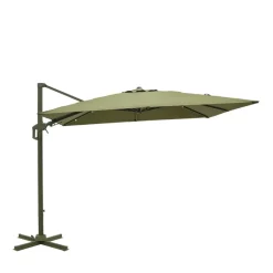 Best Drawer VEYA Parasol carré déporté en aluminium 3x3m