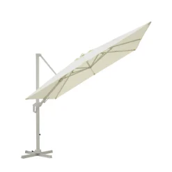 Best Drawer VEYA Parasol carré déporté en aluminium 3x3m