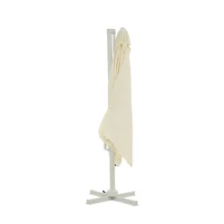 Best Drawer VEYA Parasol carré déporté en aluminium 3x3m