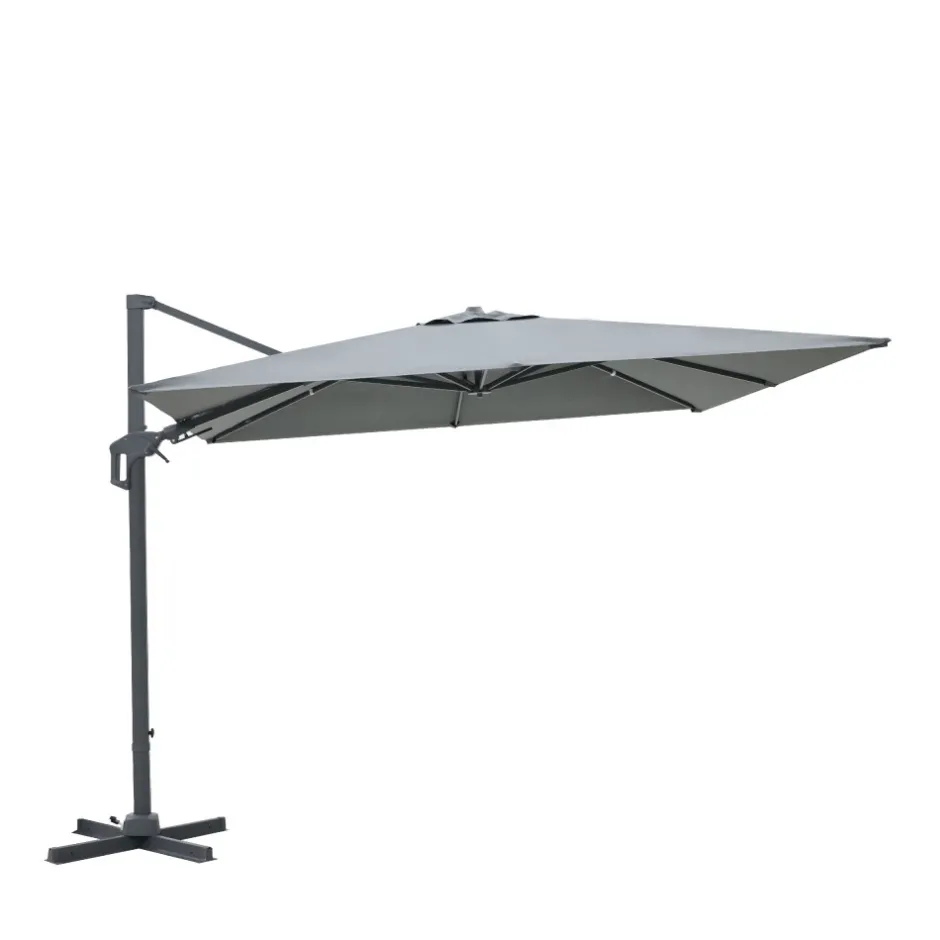 Best Drawer VEYA Parasol carré déporté en aluminium 3x3m
