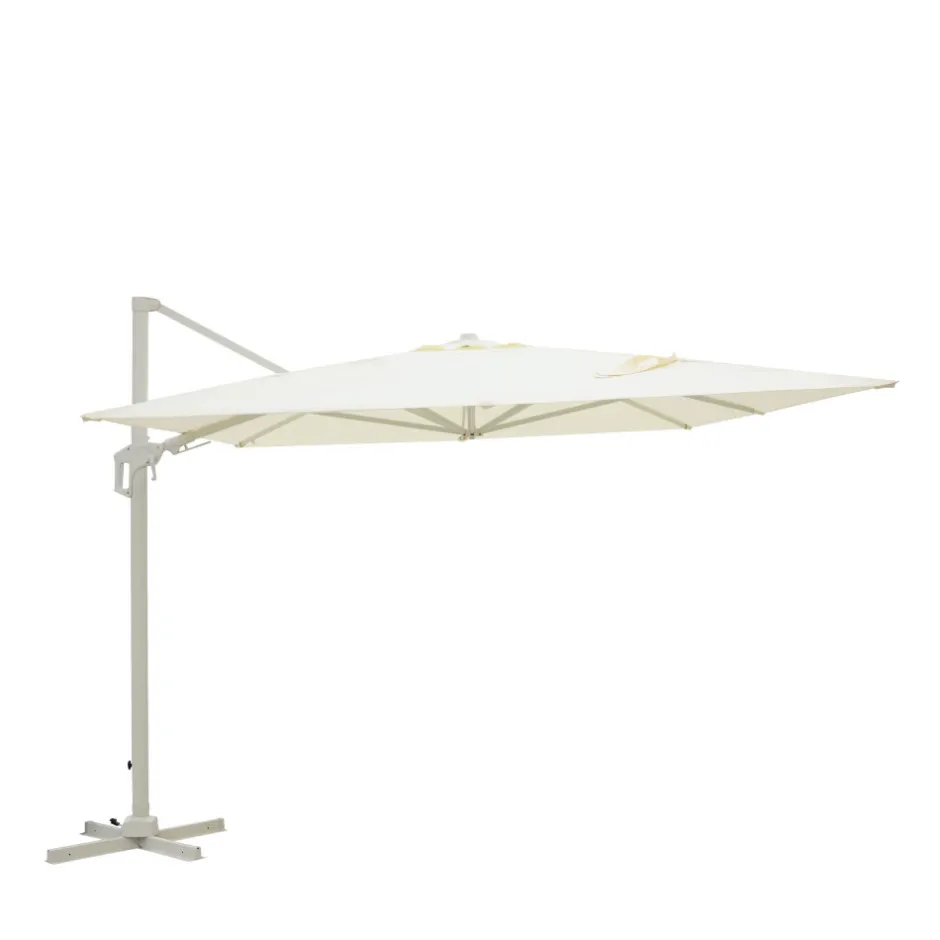 Best Drawer VEYA Parasol rectangulaire déporté en aluminium 3x4m