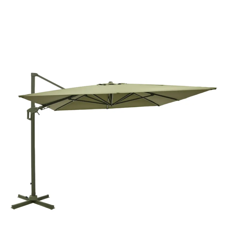 Best Drawer VEYA Parasol rectangulaire déporté en aluminium 3x4m