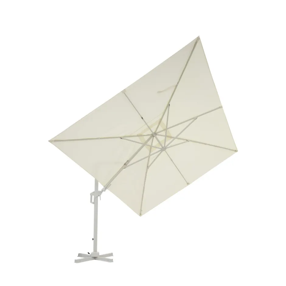 Best Drawer VEYA Parasol rectangulaire déporté en aluminium 3x4m