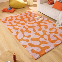 Best Drawer VIBE Tapis vintage à motif abstrait