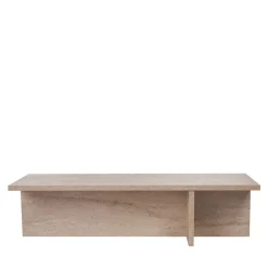 Discount Drawer VIKA Table basse en effet travertin 120x45cm