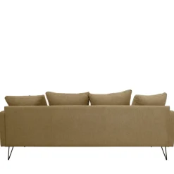 Drawer VILLABON Canapé 4 places en tissu pieds épingles noirs