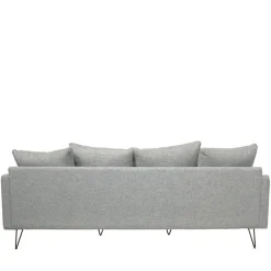 Drawer VILLABON Canapé 4 places en tissu pieds épingles noirs