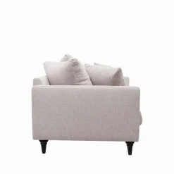 Clearance Drawer VILLABON Canapé 4 places en tissu pieds tournés