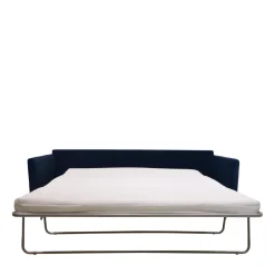 Discount Drawer VILLABON Canapé convertible 4 places en velours pieds épingles noirs