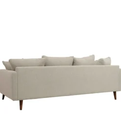 Sale Drawer VILLABON Canapé convertible 4 places en tissu pieds bois foncé