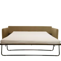 Online Drawer VILLABON Canapé convertible 4 places en tissu pieds épingles noirs