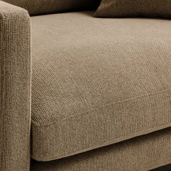 Sale Drawer VILLABON Fauteuil XL en tissu pieds bois foncé