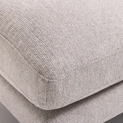 Outlet Drawer VILLABON Pouf en tissu pieds bois foncé