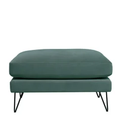Hot Drawer VILLABON Pouf en velours pieds épingles noirs