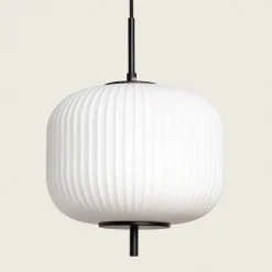 Online Drawer VIND Suspension ronde en verre ø30cm