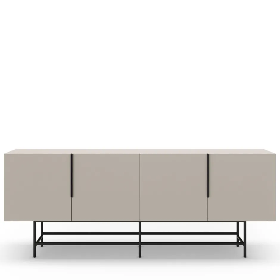 Best No name VINTARA Buffet 4 portes en bois et métal L200cm