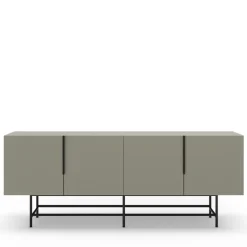 Best No name VINTARA Buffet 4 portes en bois et métal L200cm