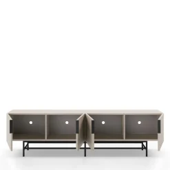 Sale No name VINTARA Meuble TV 4 portes en bois et métal L200cm