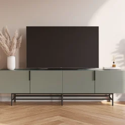 Sale No name VINTARA Meuble TV 4 portes en bois et métal L200cm