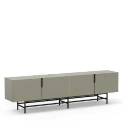 Sale No name VINTARA Meuble TV 4 portes en bois et métal L200cm