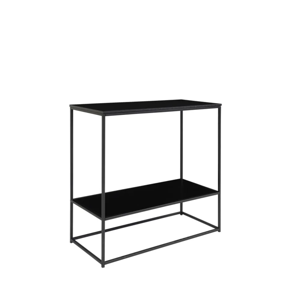 House Nordic VITA Console 2 étagères en bois et métal
