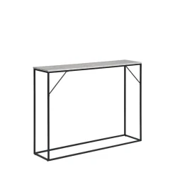 Clearance House Nordic VITA Console effet travertin et métal