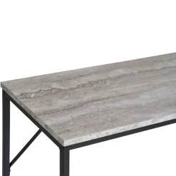 Clearance House Nordic VITA Console effet travertin et métal