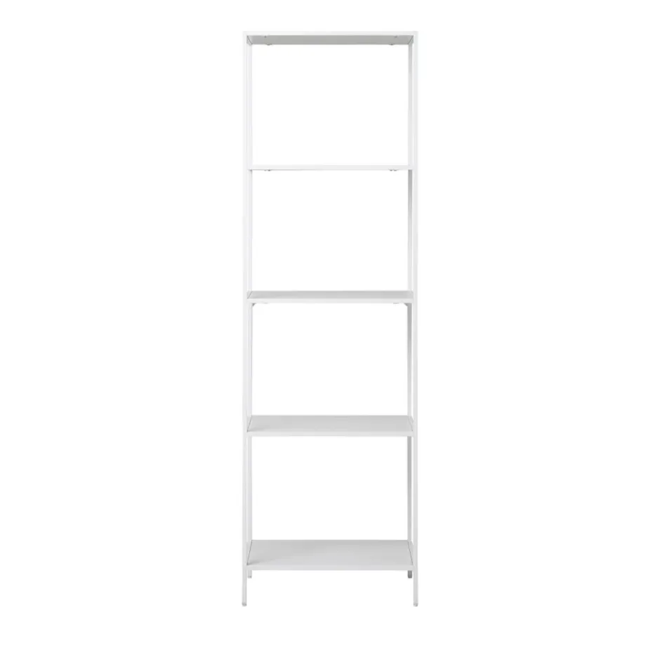 Best House Nordic VITA Etagère en bois et métal blanc 51x170cm