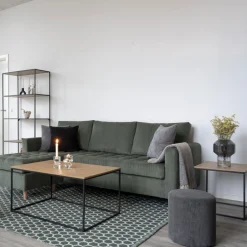 Online House Nordic VITA Table basse en métal et bois
