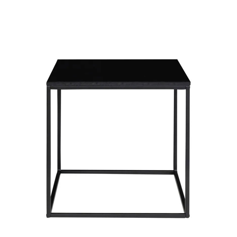 Outlet House Nordic VITA Table d'appoint en métal et bois