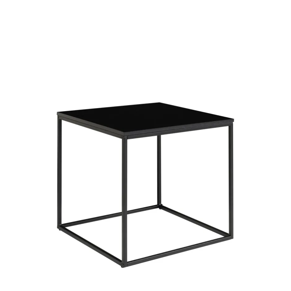 Outlet House Nordic VITA Table d'appoint en métal et bois