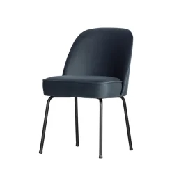 Best Woood VOGUE Lot de 2 chaises design en velours