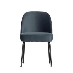 Best Woood VOGUE Lot de 2 chaises design en velours